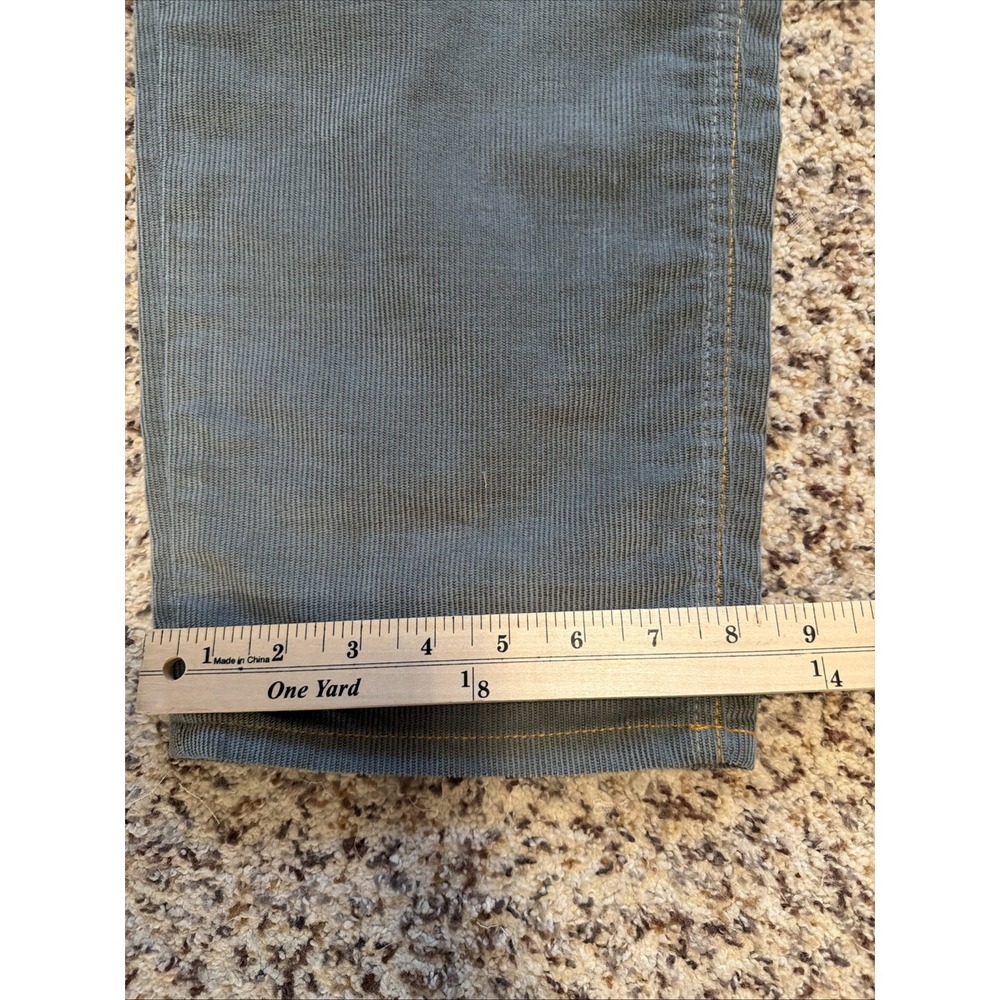 VINTAGE NEW Faconnable Straight Regular Fit Corduroy Jeans Sz 12 Blue - Picture 8 of 8